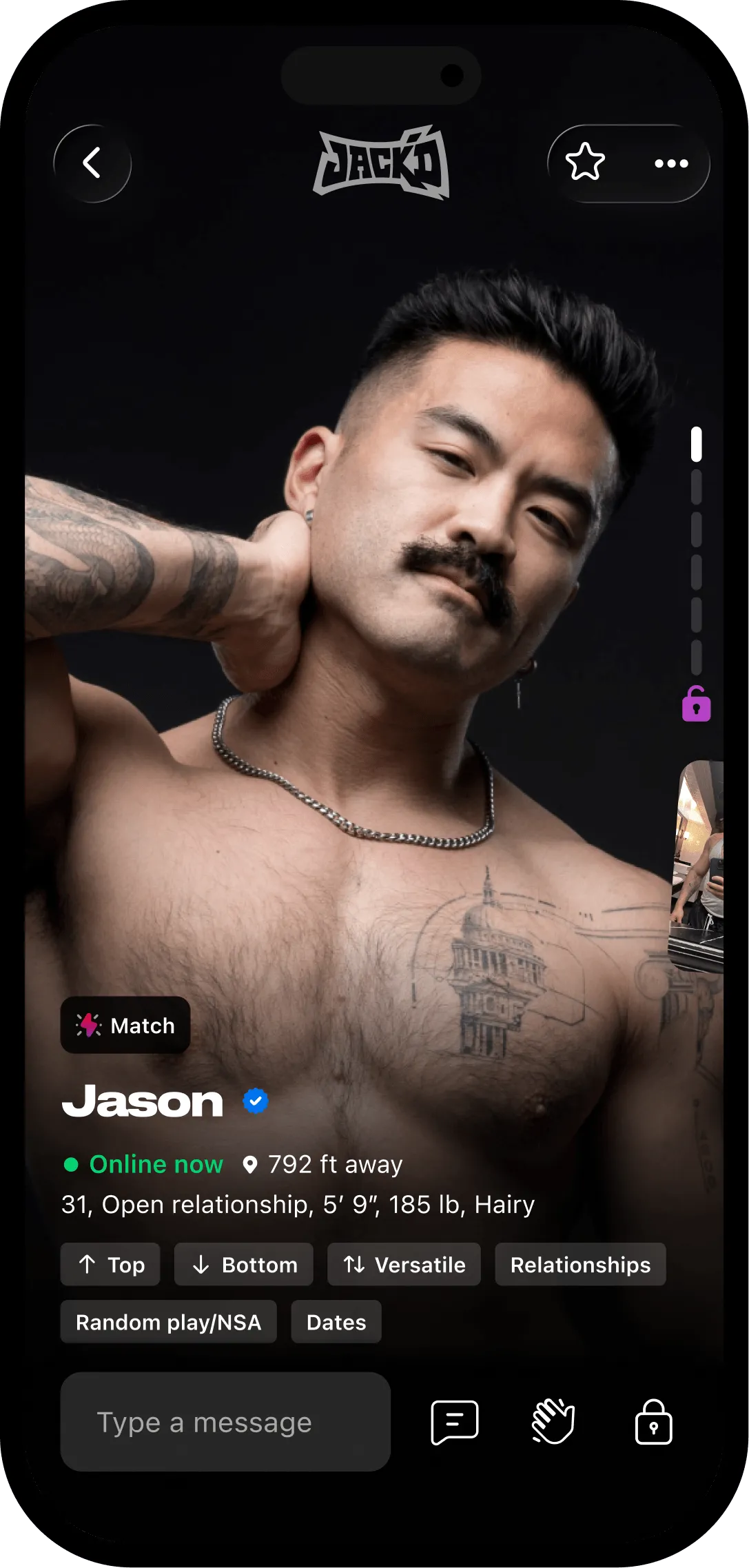 一份详细的 JACK'D 个人档案